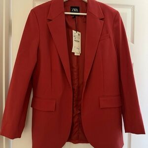 Zara Women's Vibrant Coral XS Suit